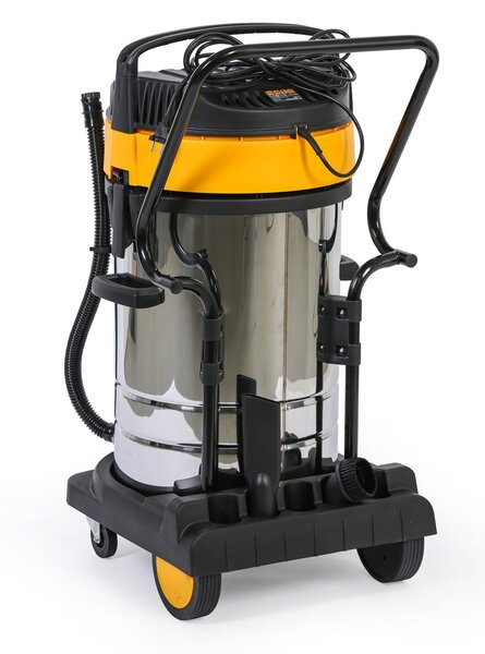 Průmyslový vysavač, suché/mokré sání, 3000 W, 80 l