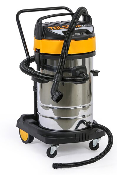 Průmyslový vysavač, suché/mokré sání, 3000 W, 80 l