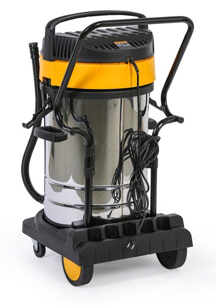 Průmyslový vysavač, suché/mokré sání, 3000 W, 80 l