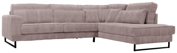 ROHOVÁ SEDAČKA, textil, kompozitní dřevo, cappuccino Livetastic - Sedací soupravy, Online Only