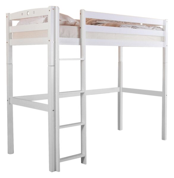 VYSOKÁ POSTEL, 90/200 cm, bílá MID.YOU - Vyvýšené postele, Online Only
