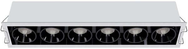LED2 2560851 Zápustné svítidlo RIVA MAXI 6, W 30W 3000K/3500K/4000K UGR bílá