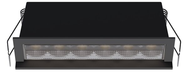 LED2 2560453 Zápustné svítidlo RIVA MINI WW 6, B 10W 3000K/3500K/4000K UGR černá