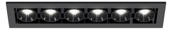 LED2 2560273 Zápustné svítidlo RIVA MINI 6, B 10W 2700K/3000K/4000K UGR černá