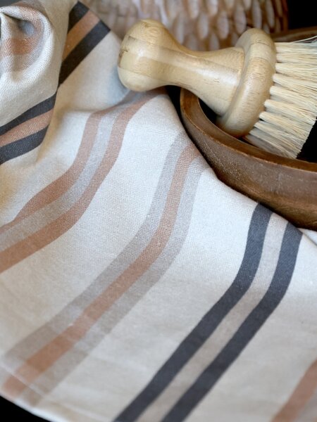 Utěrka Aix Latte Stripes