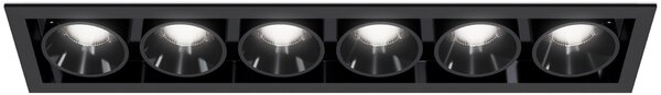 LED2 2560873 Zápustné svítidlo RIVA MAXI 6, B 30W 2700K/3000K/4000K UGR černá