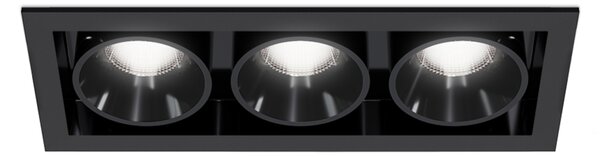 LED2 2560753 Zápustné svítidlo RIVA MAXI 3, B 15W 3000K/3500K/4000K UGR černá