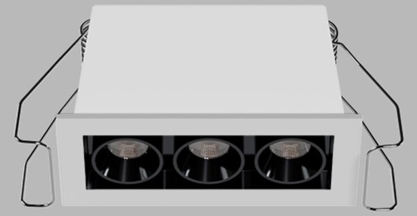 LED2 2560171 Zápustné svítidlo RIVA MINI 3, W 6W 2700K/3000K/4000K UGR bílá