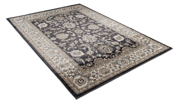 Makro Abra Kusový koberec klasický DUBAI L748B antracitový Rozměr: 60x100 cm
