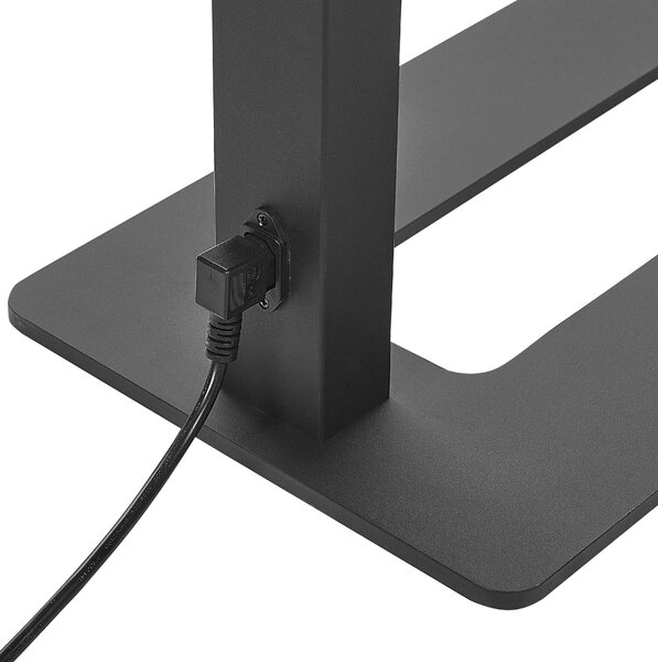 LED stojací lampa ORION se senzorem pohybu Kov Černá