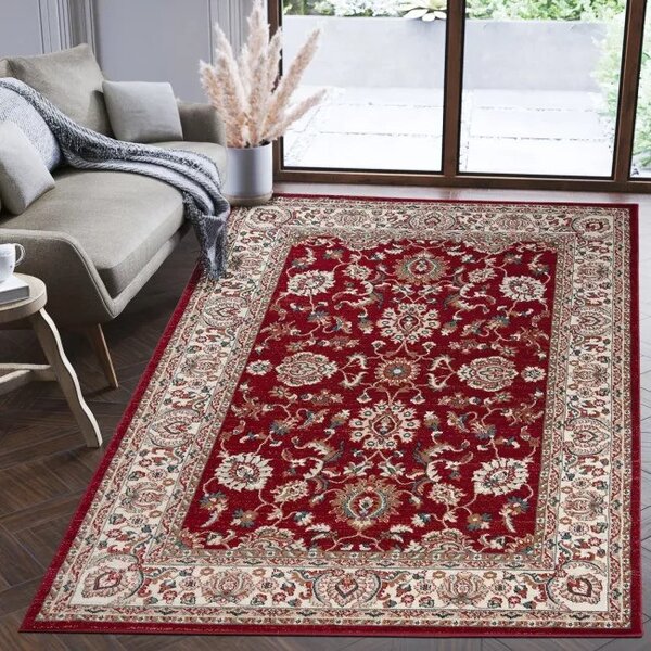 Makro Abra Kusový koberec klasický DUBAI L748A červený Rozměr: 120x170 cm