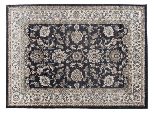Makro Abra Kusový koberec klasický DUBAI L748B antracitový Rozměr: 60x100 cm