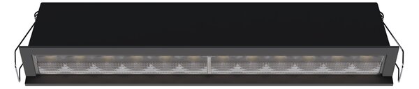 LED2 2560553 Zápustné svítidlo RIVA MINI WW 12, B 20W 3000K/3500K/4000K UGR černá
