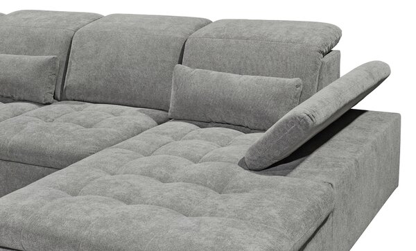 SEDACÍ SOUPRAVA, textil, jílová barva MID.YOU - Sedací soupravy, Online Only