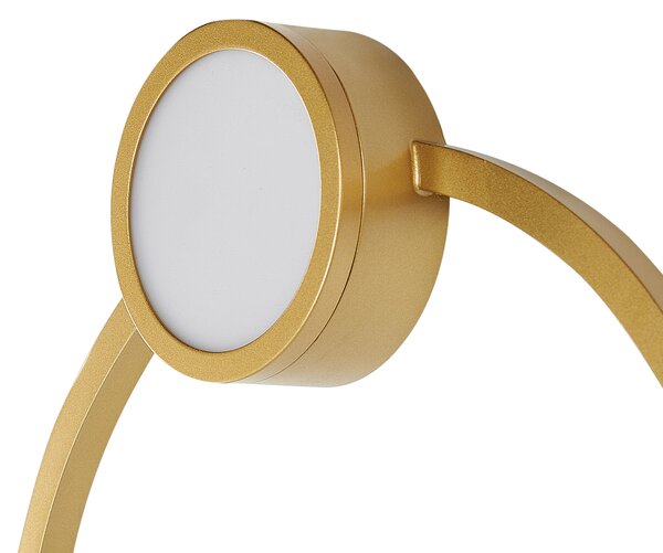 LED nástěnná lampa PONUGA Kov Zlatá