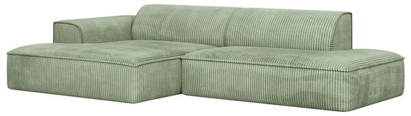 ROHOVÁ SEDAČKA, plast, textil, kompozitní dřevo, mátově zelená Livetastic - Sedací soupravy, Online Only