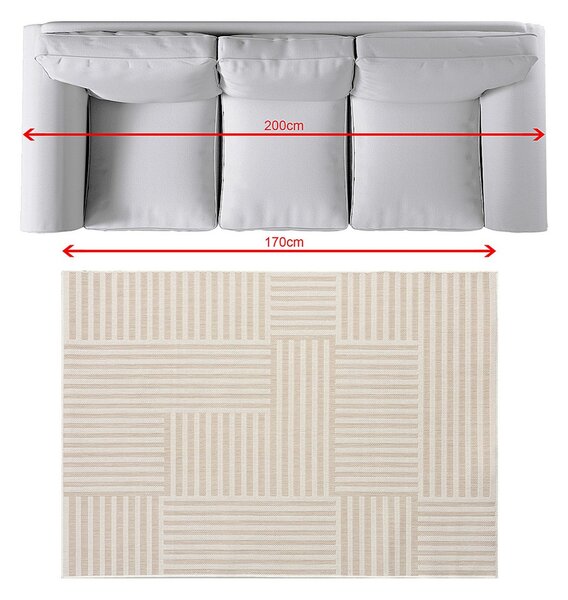 Koberec Mellow Beige II béžový 120x170 cm