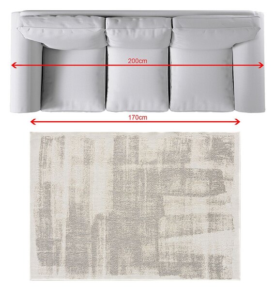 Koberec Abstract Gray II 120x170 cm