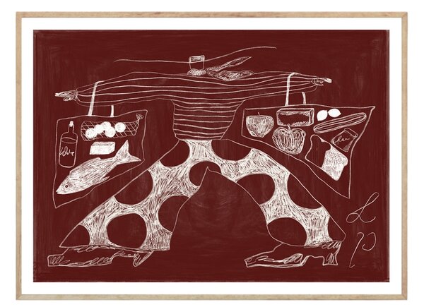 The Poster Club Autorský plakát Sam Shopping by Lucia Tuffley - 30 x 40 cm TPC128