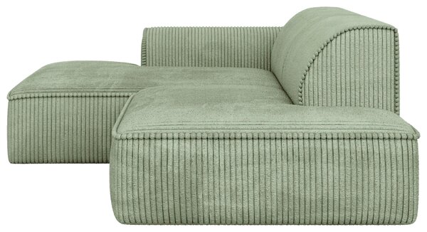 ROHOVÁ SEDAČKA, plast, textil, kompozitní dřevo, mátově zelená Livetastic - Sedací soupravy, Online Only