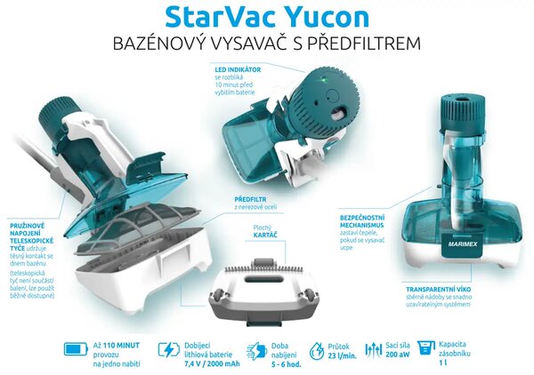 Marimex | Bazénový vysavač Marimex StarVac Yucon | 10800049