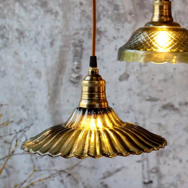 Stropní lampa Olive Brass Top Ø 26 cm