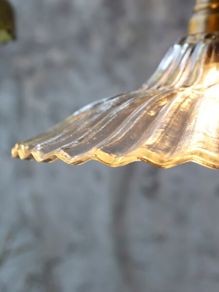 Stropní lampa Clear Brass Top Ø 26 cm
