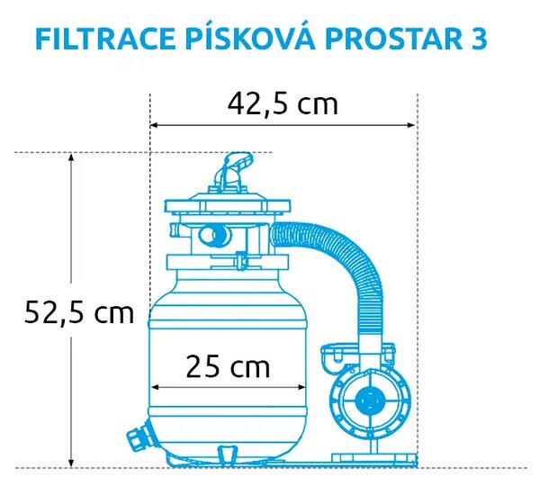 Marimex | Písková filtrace ProStar 3 + vysavač Star Vac + hladinová síťka | 19900062