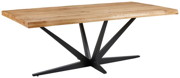 JÍDELNÍ STŮL, dub, černá, barvy dubu, 200/100/75 cm Linea Natura - Jídelní stoly