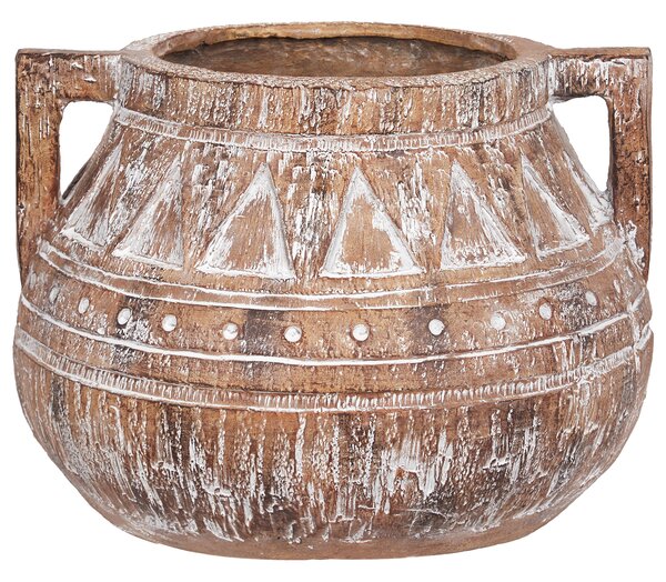 Květináč VARIEGATUM 27 cm Hnědá