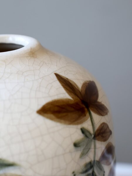 Keramická váza Floral Motif
