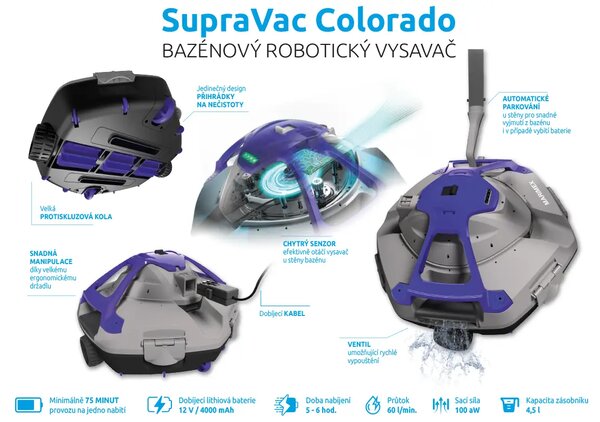 Marimex | Bazénový robotický vysavač Marimex SupraVac Colorado | 10800048