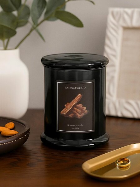 Sinsay - Vonná svíčka Sandalwood - černá