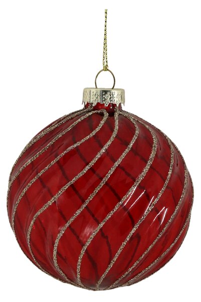 Vánoční baňka Cherry Ø 8 cm – set 6 ks