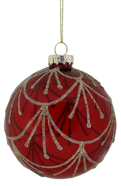 Vánoční baňka Cherry Ø 8 cm – set 6 ks