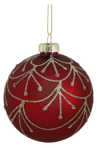 Vánoční baňka Cherry Ø 8 cm – set 6 ks