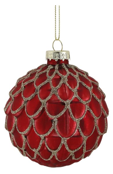 Vánoční baňka Cherry Ø 8 cm – set 6 ks