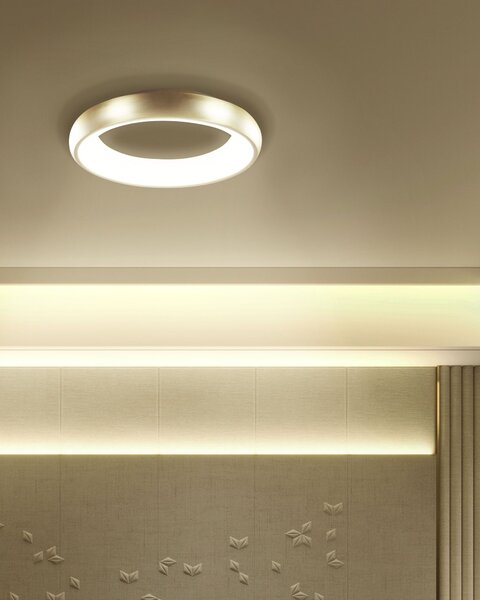 LED stropní lampa ATARAN Kov Zlatá