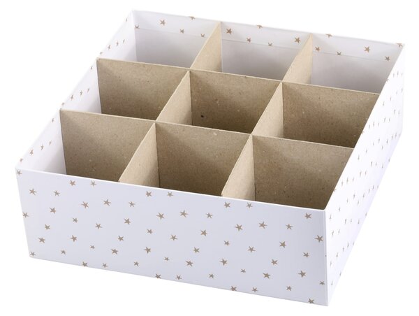 Dárková krabice Stars White – set 3 ks