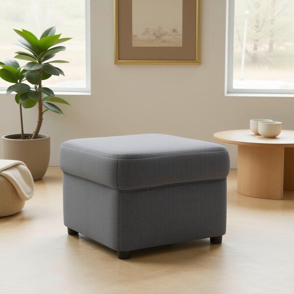 TABURET, textil, 60/42/60 cm MID.YOU - Taburety, Online Only
