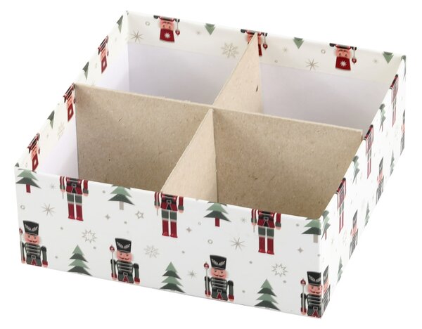 Dárková krabice Nutcrackers White – set 3 ks
