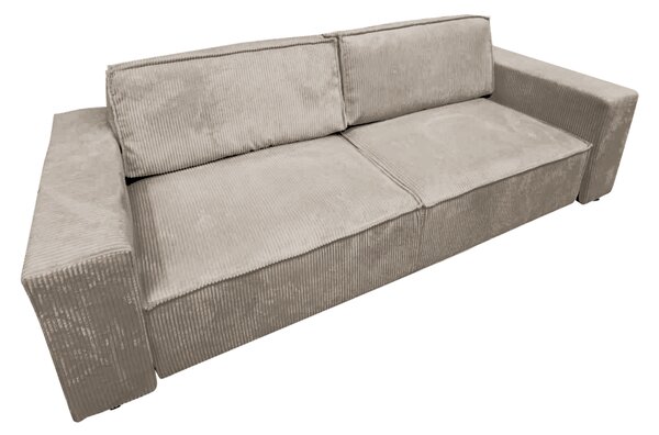 KONDELA Rozkládací pohovka, šedobéžová Taupe, HARPERA BIG SOFA