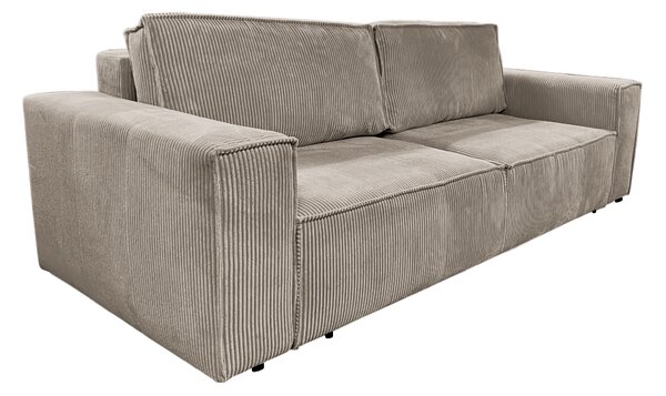 KONDELA Rozkládací pohovka, šedobéžová Taupe, HARPERA BIG SOFA