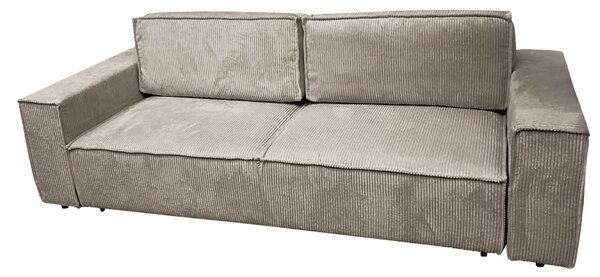 KONDELA Rozkládací pohovka, šedobéžová Taupe, HARPERA BIG SOFA