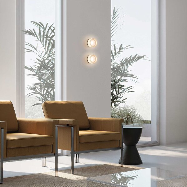 VK Light Glace LED nástěnné svítidlo Kouřová