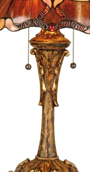 Stolní lampa Tiffany - Ø 40*53 cm - Clayre & Eef
