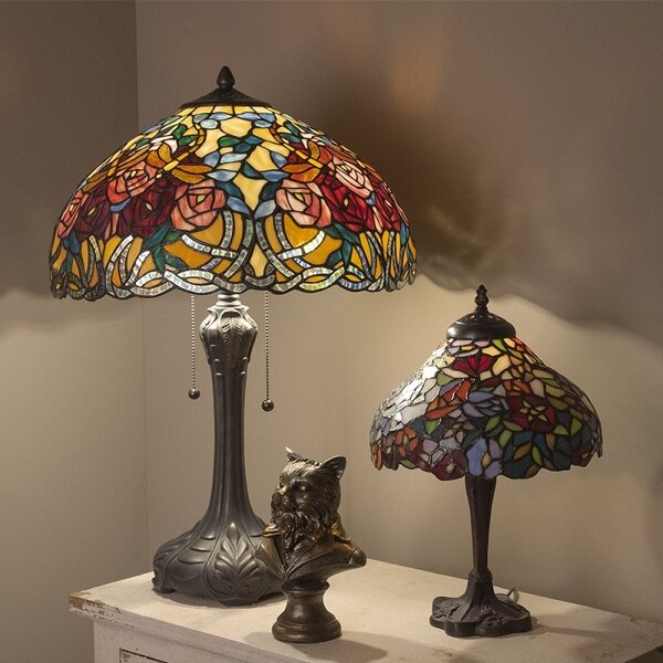 Stolní lampa Tiffany - Ø 46*64 cm - Clayre & Eef
