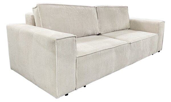KONDELA Rozkládací pohovka, béžová, HARPERA BIG SOFA
