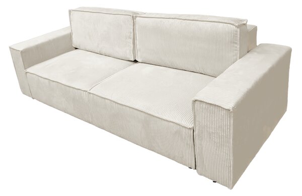 KONDELA Rozkládací pohovka, béžová, HARPERA BIG SOFA