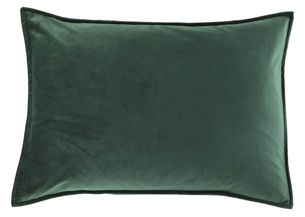 Sametový povlak na polštář Aix Forest Green 50 × 70 cm